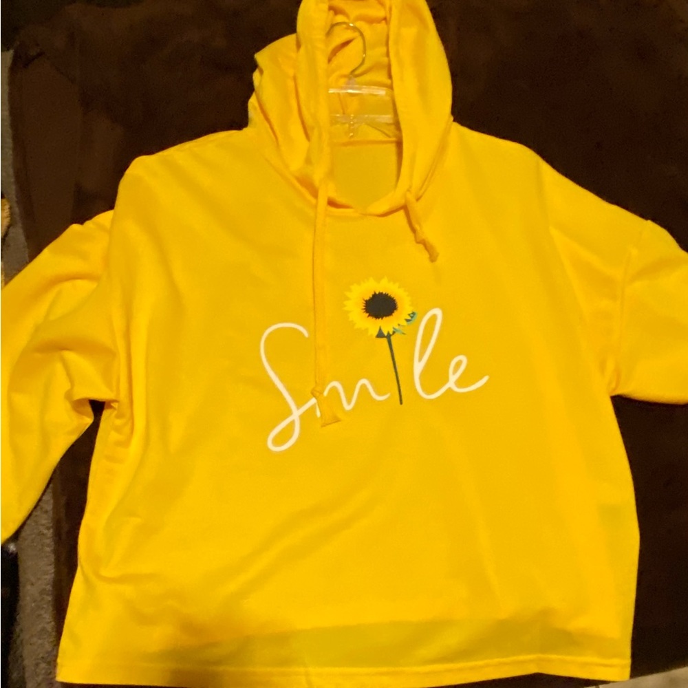 SHEIN Yellow Cowl Neck Sweater Vibrant and Cozy
